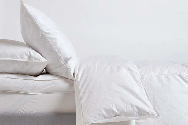 The Homescapes duvet is warm but not heavy