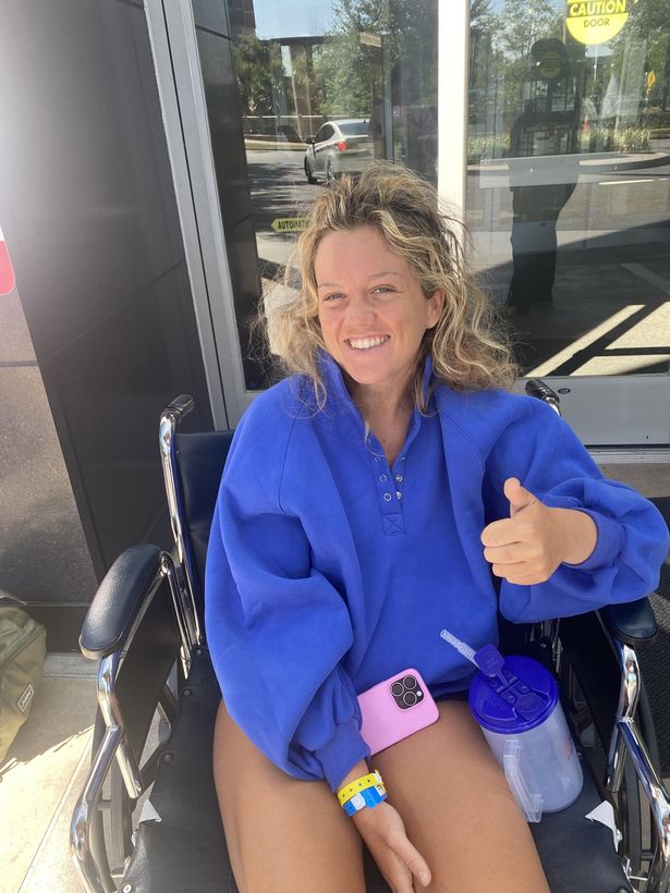 Samantha in wheelchair