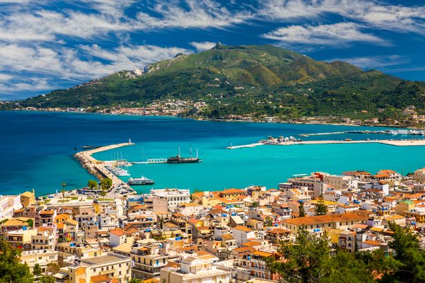 Summer view of Zakynthos