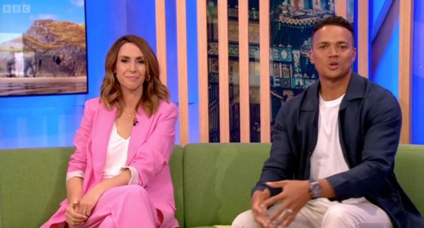 Alex Jones and Jermaine Jenas worked on The One Show for three years