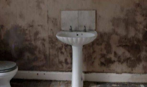The home was riddled with mould