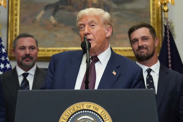 A photo of Mr Trump