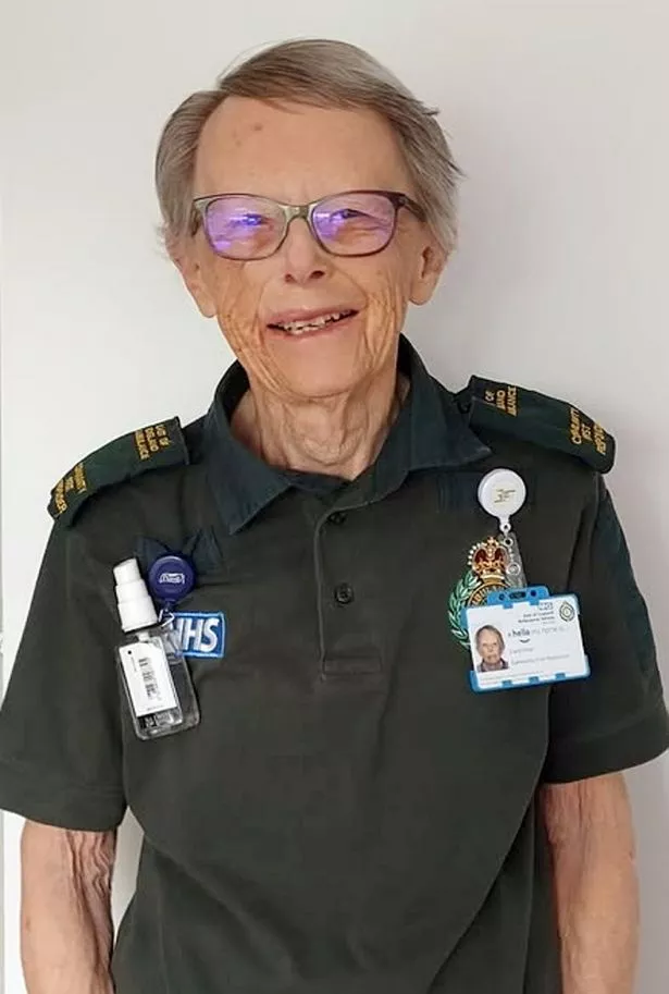 Carol, 88, started volunteering after her husband Michael died so she would have something for herself