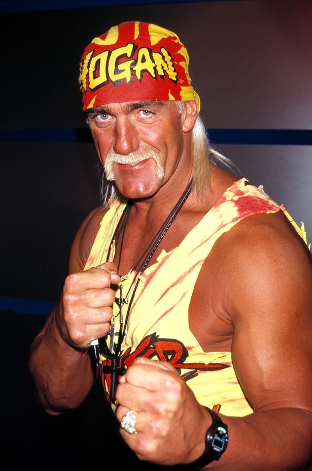 Hulk Hogan in a yellow top.