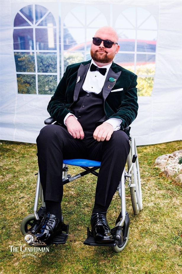 Dean on the wedding day