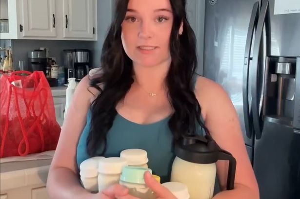 McKenzie Stelly and her breast milk