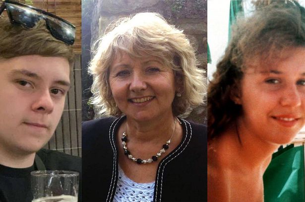 Student Harvey Willgoose, teacher Ann Maguire, and hairdressing apprentice Katie Rackliff