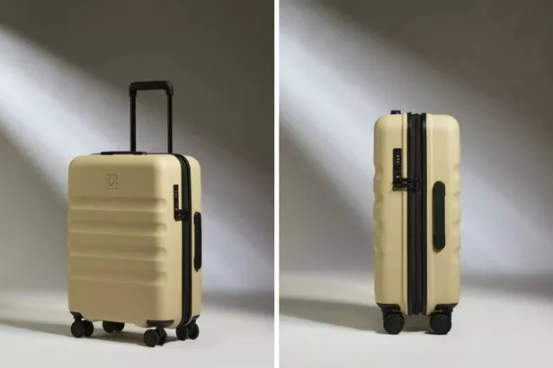 Cabin Suitcase in Dune Yellow - Icon Stripe