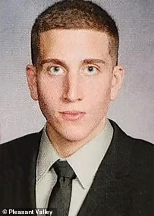 Bryan Kohberger in his senior high school yearbook photo