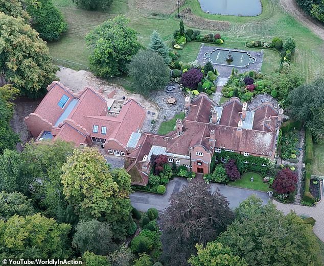 Ozzy and his wife, Sharon Osbourne, bought the 250-acre estate, known as Welders House (pictured), in 1993, and according to the insider, it was a place they often 'escaped'