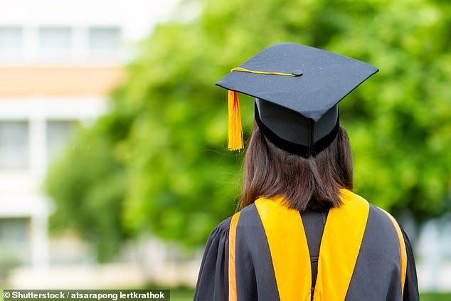 Figures from admissions body Ucas show 30 per cent of 18-year-olds who applied for the 2024/25 academic year said they would be living at home rather than in student accommodation (file picture)
