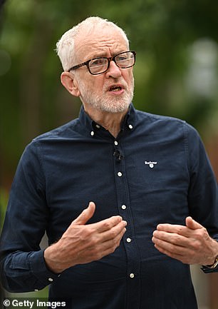 Mr Corbyn later said wants the name of a new political party he is helming to be 'inclusive' and 'bring people in'