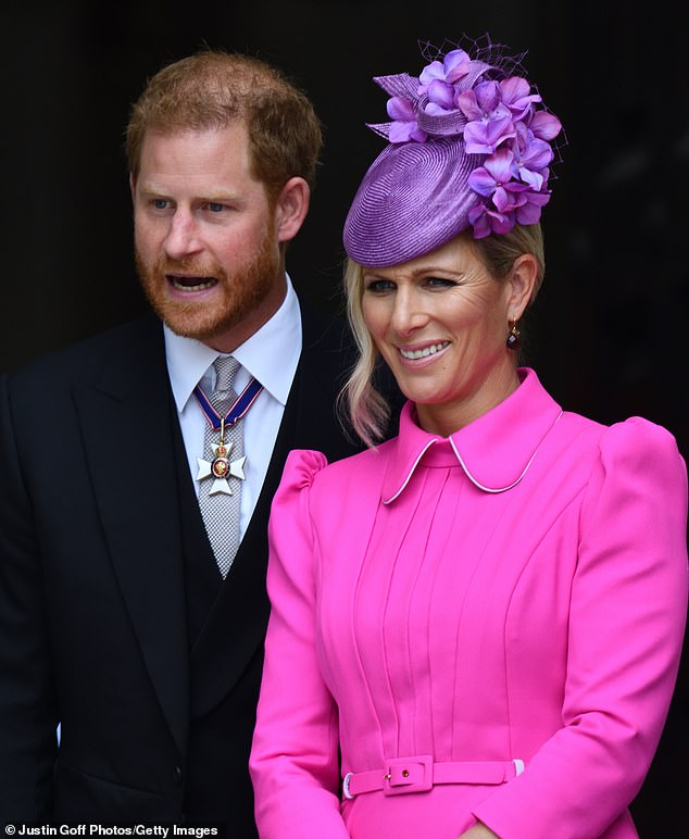 The Thanksgiving Service came at a challenging time for the relationship between the Sussexes and the Firm, leading Zara to play the mediator role