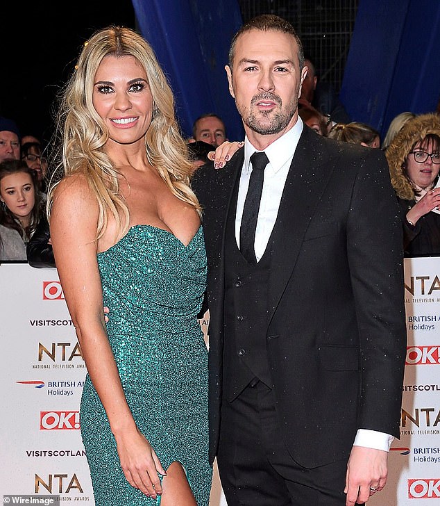 Christine with TV presenter Paddy at the National Television Awards in 2019