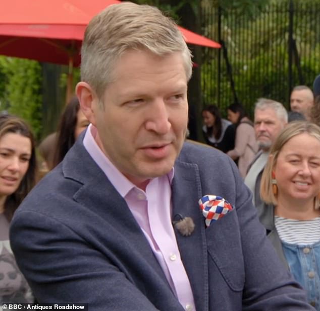 Antiques Roadshow expert Matthew Haley (pictured) was stunned when a guest unveiled one of the earliest vials of penicillin ever produced, dating back to Christmas Eve in 1945