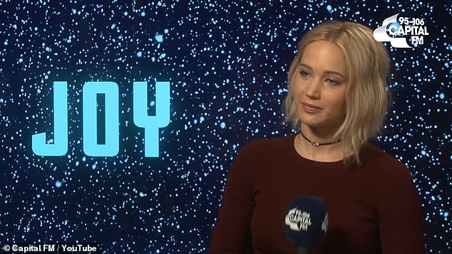 The presenter spoke to the actress while she was promoting her 2015 film Joy, and revealed his bosses at Capital FM had written a list of questions to ask her