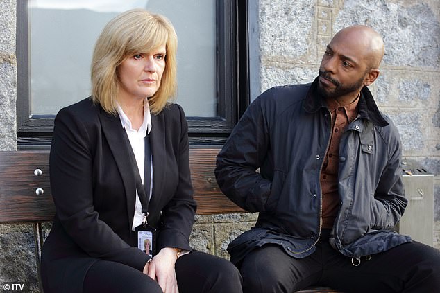 However, it quickly emerges that a serial killer may be at large, and Glasgow-based major investigation detective DCI Lauren Quigley (Siobhan Finneran) is then brought in to lead the enquiry (Siobhan and Don Gilet pictured)