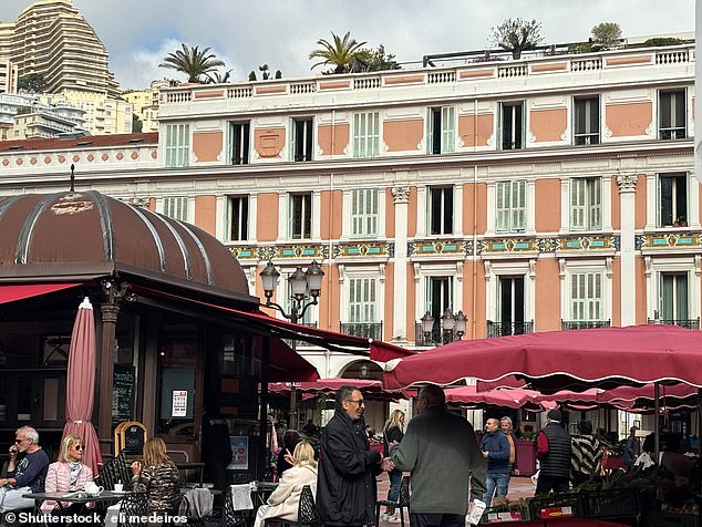For a reasonably priced, gourmet local meal, Camille recommends La Condamine market (pictured)