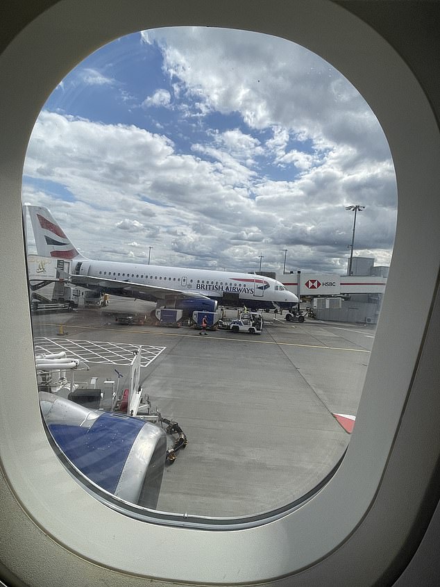 Another frustrated passenger travelling from Heathrow to Jersey has been sat on the plane since 2:35pm