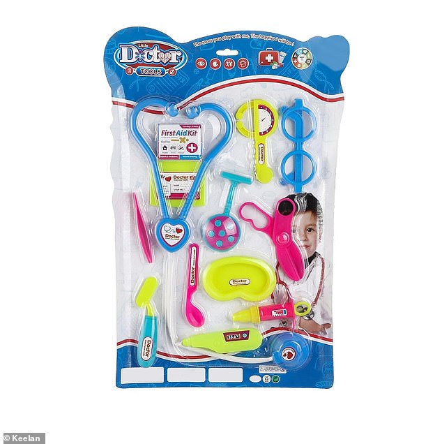 The poster noted that the items had come in their child's play doctor's kit, but the instructions were in Chinese