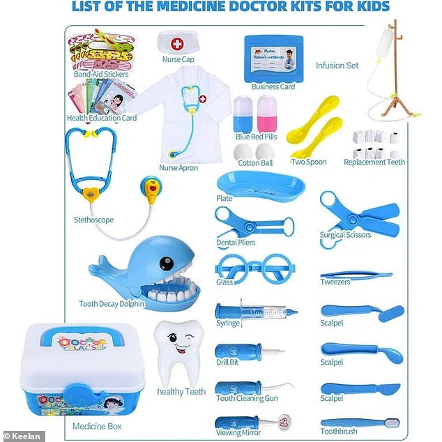 Commenters shared images of doctor's kits and insight from toys of their own