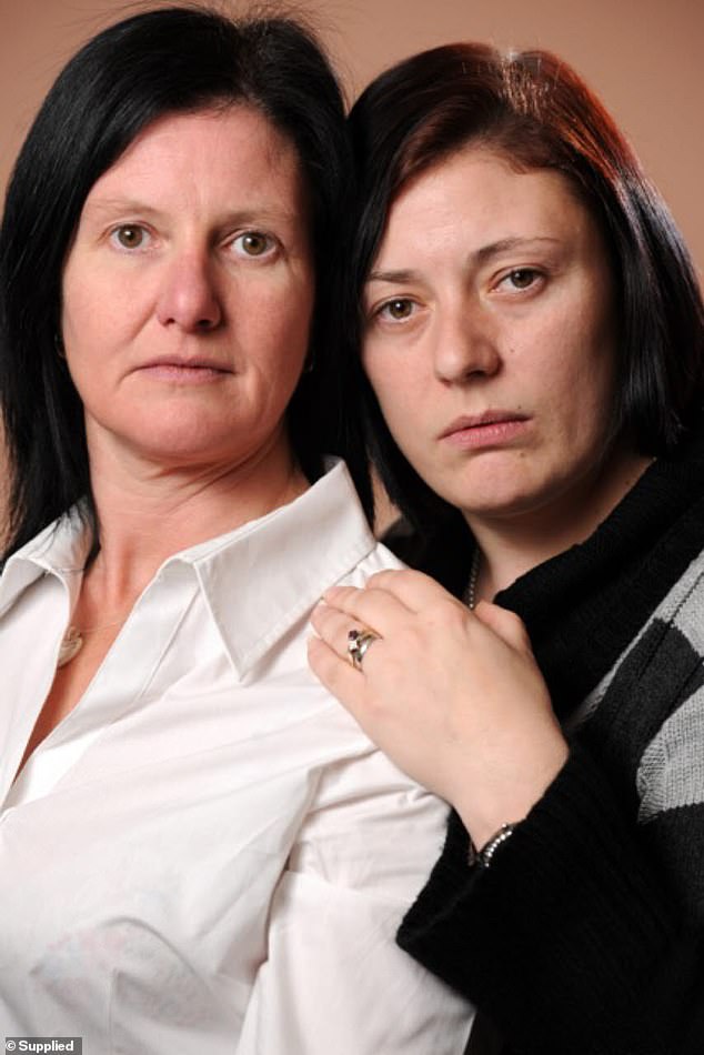 Me (left) and my sister Catherine (right) kept our mother's dark secret for years - but we never could have imagined the depths of her depravity