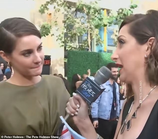 Shailene Woodley snapped back at reporter Jamie Lee when asked if she was hungry in an interview conducted by The Pete Holmes Show in 2014