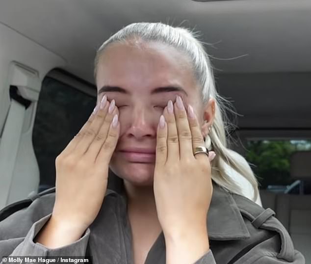 Last week, she gave a tearful defence of her 'no fun' comments (pictured) after being branded 'out of touch' by unimpressed social media followers