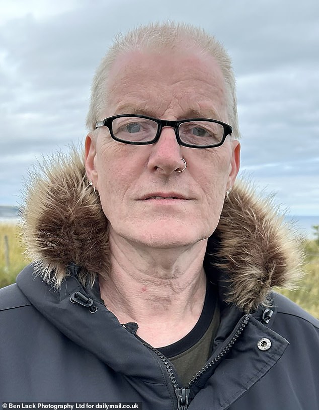 Brian Vickers (pictured), 63, who was camping on the cliff nearby, when police rushed to the scene on Wednesday, July 30