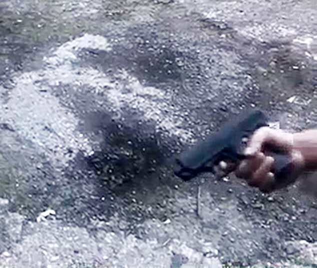 The gun used in the shooting was a rare American Hi-point c9 pistol - which has not been seen by experts in this country either before or after the attempted murder