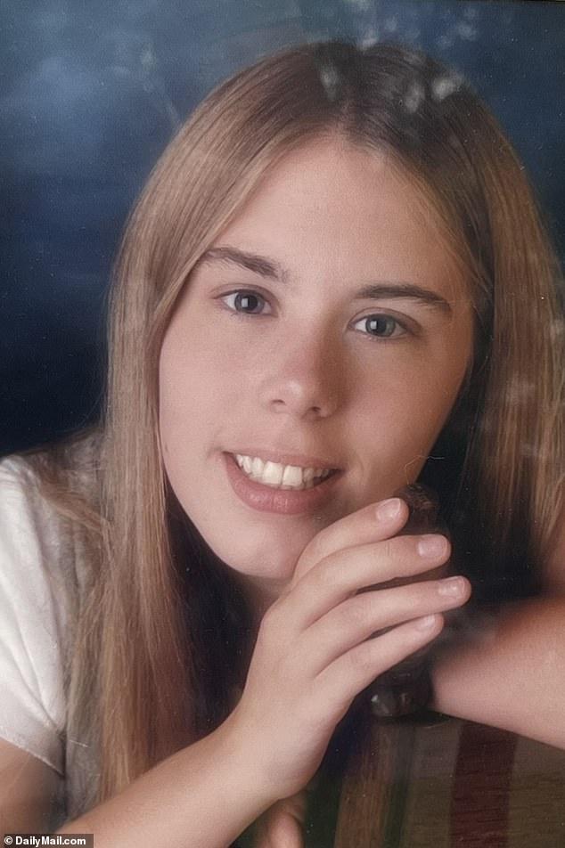 Aimee Betro as a young girl in pictures shared by her mother Jeanne Johnson