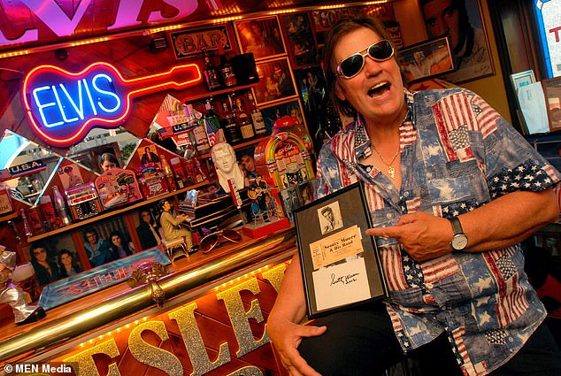 BEFORE: John spoke to the Daily Mail in 2008 about his obsession with Elvis saying: 'I've been devoted to him since I first heard his music'