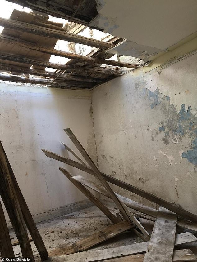 Taking the plunge: None of the €1 houses were in a good state of repair when Rubia got them