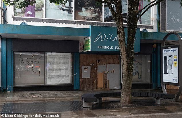 A closed Wildings store in the city centre. Last year, Gwent Police discovered a large cannabis farm being grown by a criminal gang inside the store