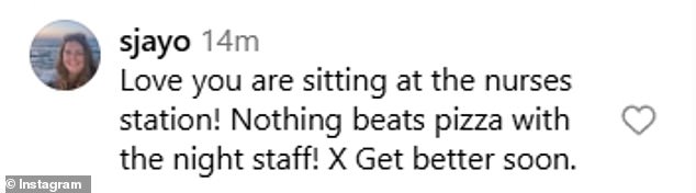 His fans were quick to take to the comments to share their well wishes, with one writing: 'You¿re looking a lot better, Jase. Hope you are!'