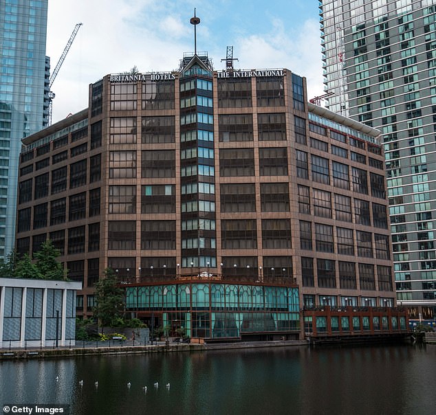 The four-star Britannia International Hotel in Canary Wharf has been the centre of anti-migrant protests in the last week