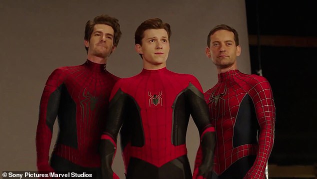 Before the actor took on the role of the iconic superhero, others have also portrayed the character in the past such as Tobey Maguire and Andrew Garfield (seen above)