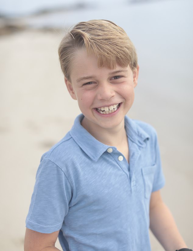 Prince George, 12, (pictured) apparently fancied something off menu while heading to Zakynthos with his family last month