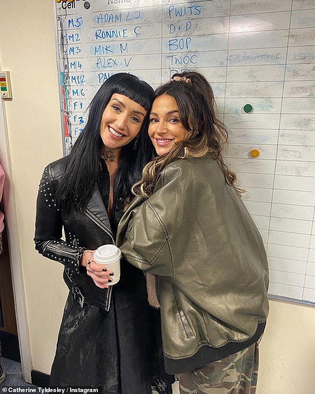 There was also another Weatherfield reunion when Catherine starred alongside her former co-star Michelle Keegan once again earlier this year on Brassic