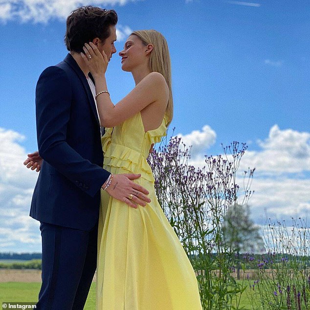 Brooklyn and Nicola have been together since October 2019, going on to announced their engagement in July 2020 [pictured]