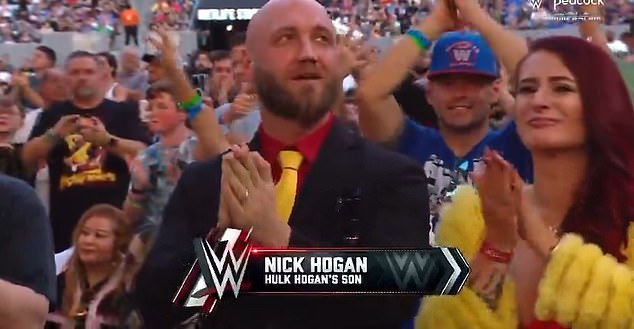 Nick Hogan fought back tears after an emotional tribute to his late father at SummerSlam 2025