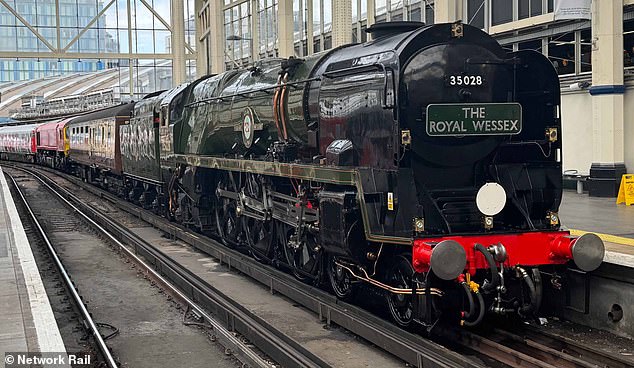 Inspiration will travel to 60 locations to showcase the rich history of the railway but in a snub to tradition, it has been fitted with an American whistle