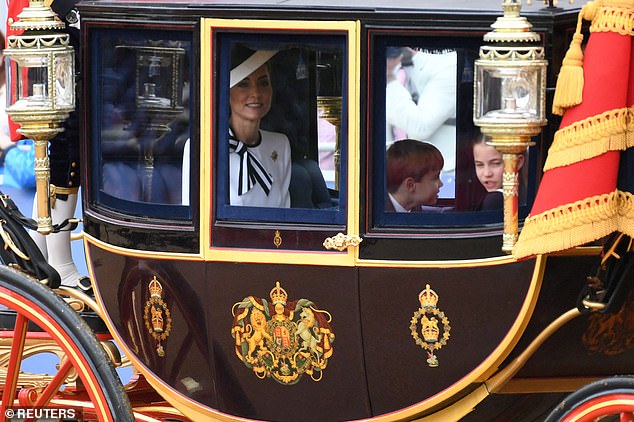 Tyrone was one of the horses transporting the Princess of Wales during the 2024 Trooping the Colour - her first outing since announcing her cancer diagnosis earlier that year