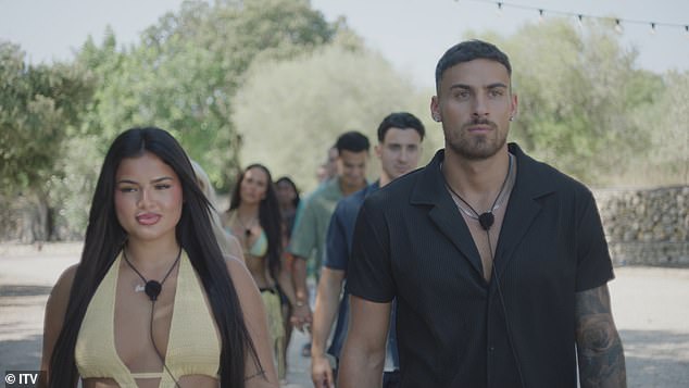 Maya announced to the stunned finalists how this year's dumped Islanders would all be returning to the villa in a shock twist