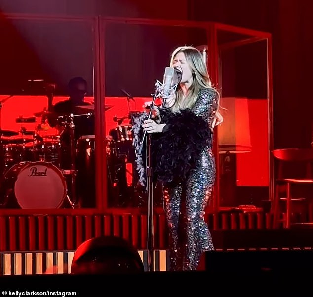 Clarkson last performed at The Colosseum at Caesars Palace on Saturday, August 2 - pictured