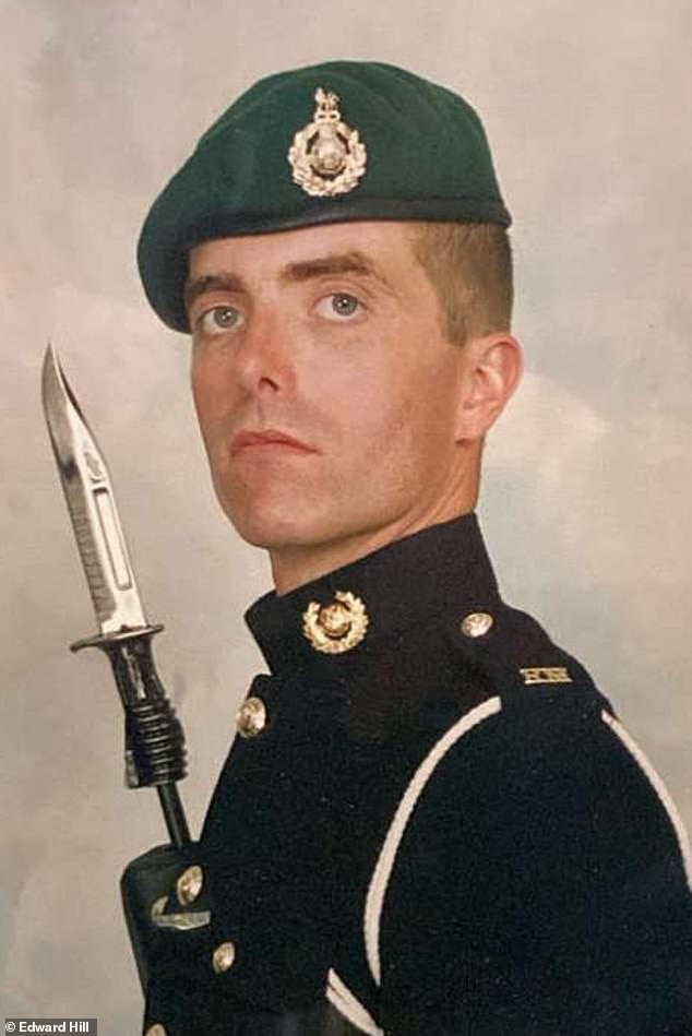 Asbestos killed nine times more military veterans than there were British victims of the Taliban during the Afghan campaign, government records reveal. Former Royal Marine Edward Hill (pictured) is leading a legal action by 260 ex-Marines against the MoD