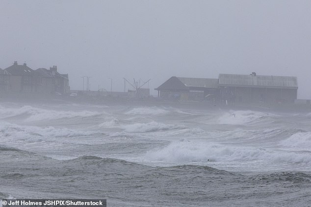 Choppy waters in Scotland, where rail and ferry services have been delayed or cancelled today