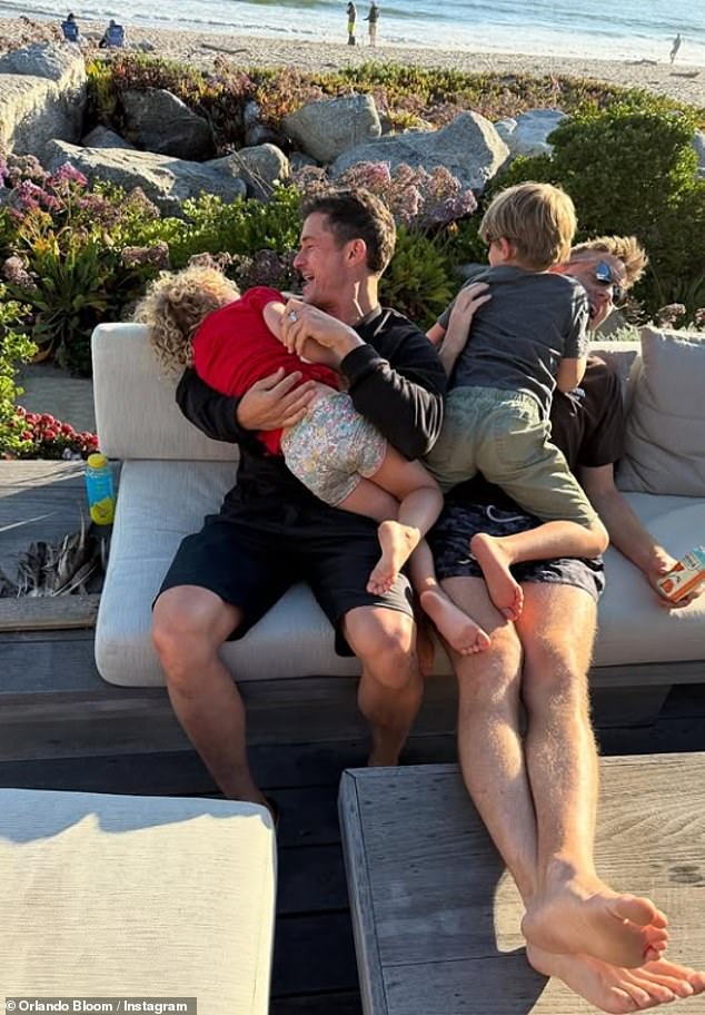 Over the weekend, the actor shared a glimpse into his wholesome beach break with daughter Daisy on Instagram