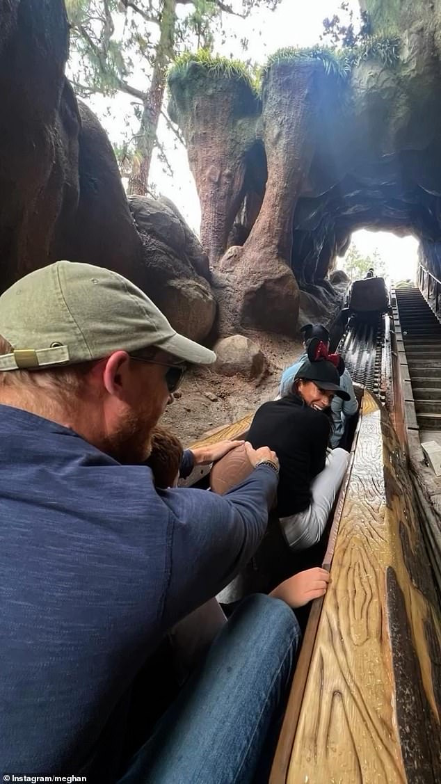 Prince Harry and Meghan Markle sweetly echoed Princess Diana during their recent family trip to Disneyland as they recreated an iconic photo