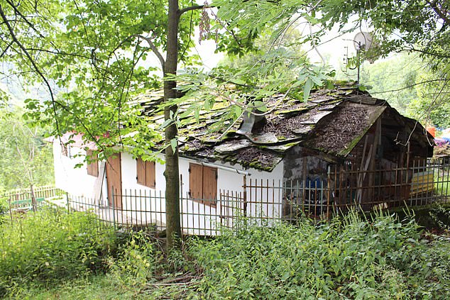 The mountain house where Chloe was held for six days near Turin in Italy